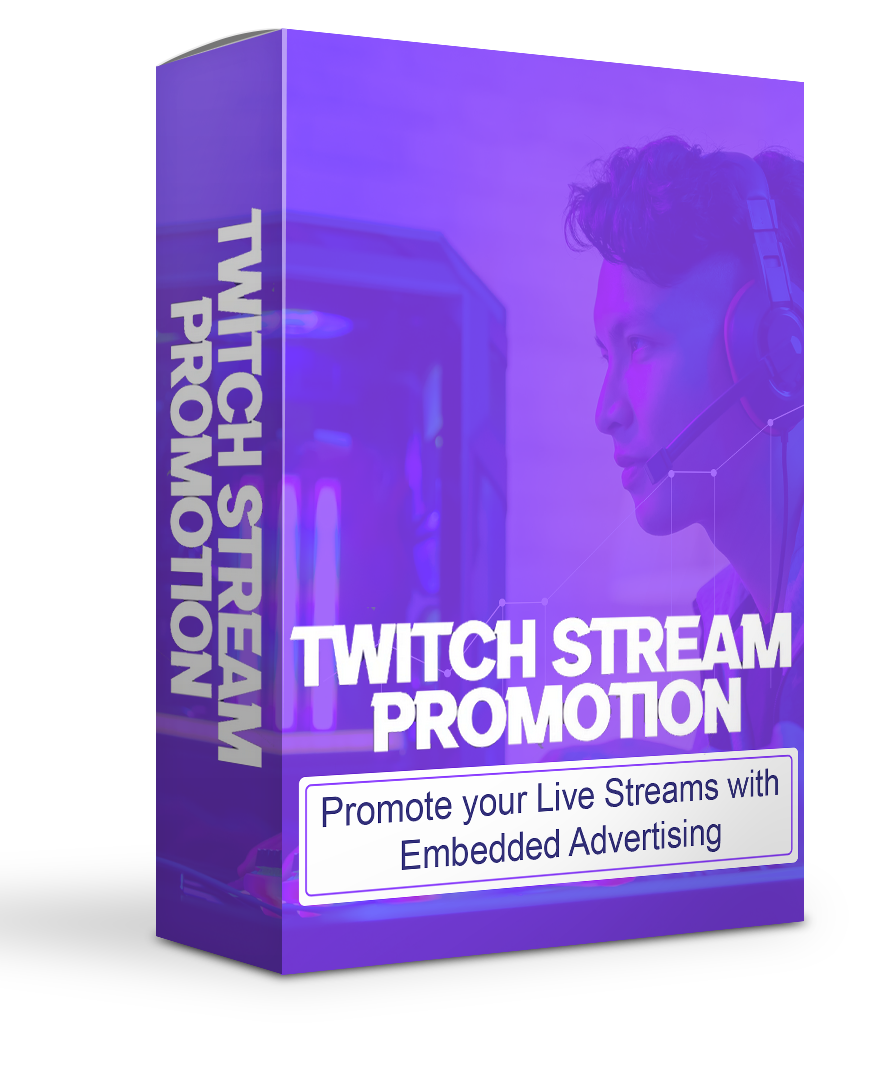 Twitch Stream Promotion - Embedding (50% OFF TRIAL OFFER)