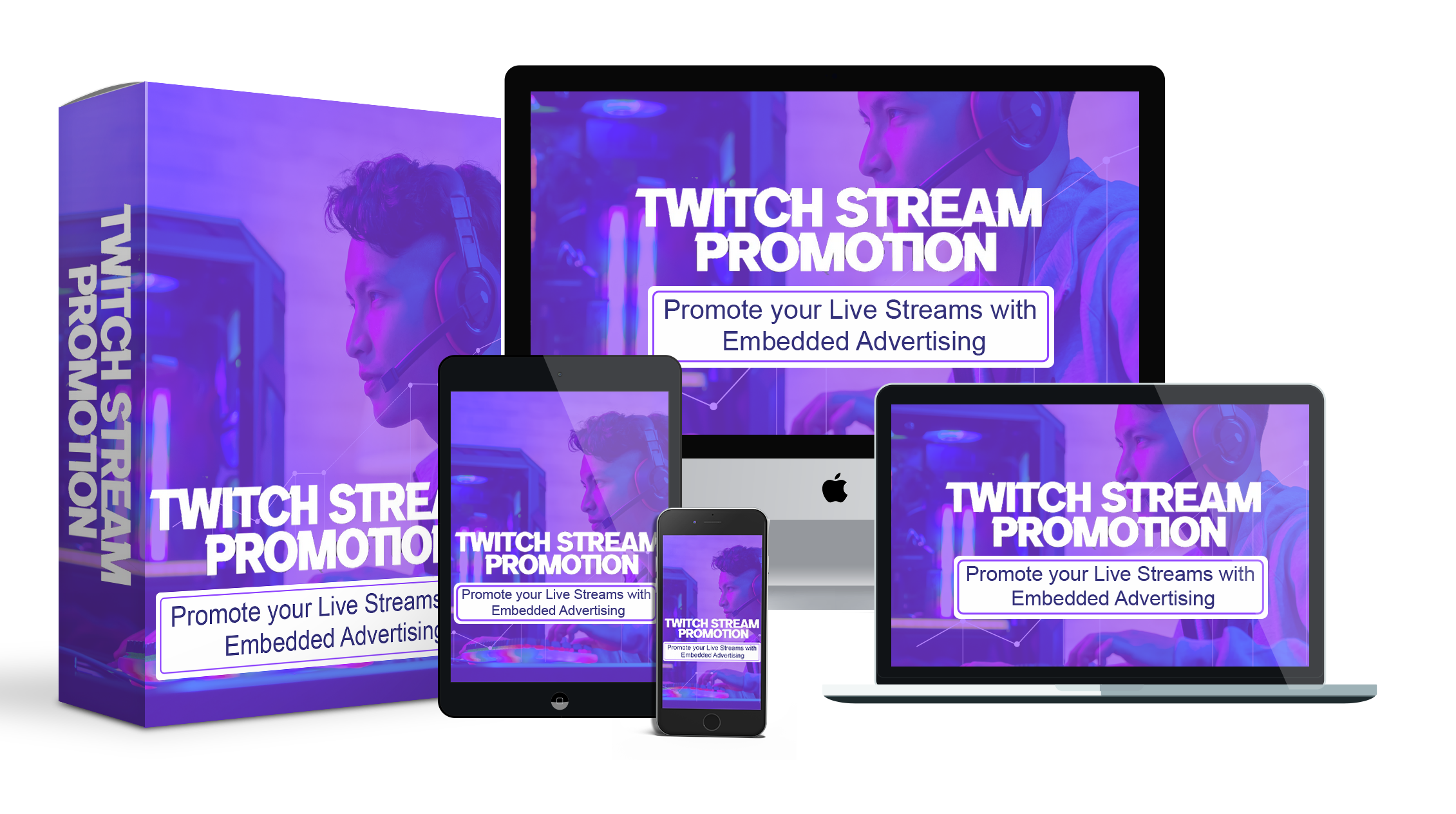 UNLIMITED Twitch Stream Promotion - Embedding - One Month (Recurring)